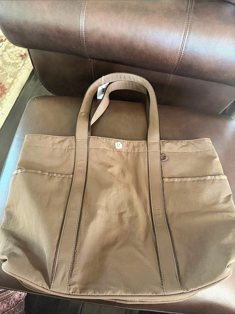 lululemon Daily Multi-Pocket Tote Brown Tote NWT